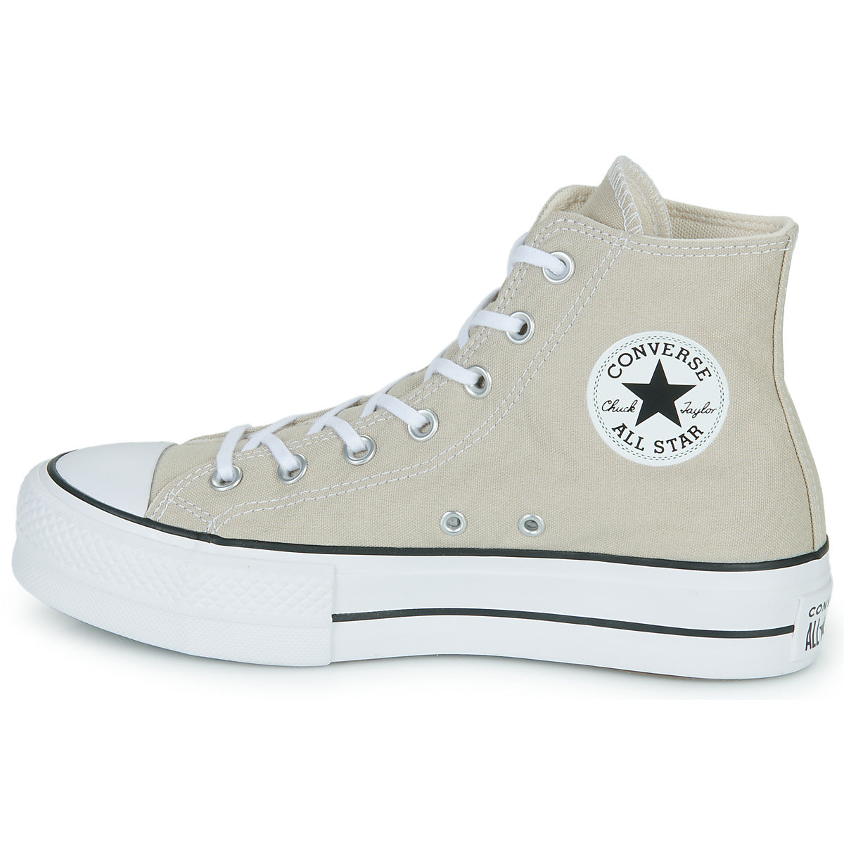 Sneakers alte Donna Converse Chuck Taylor All Star Lift Canvas Seasonal Color Beige