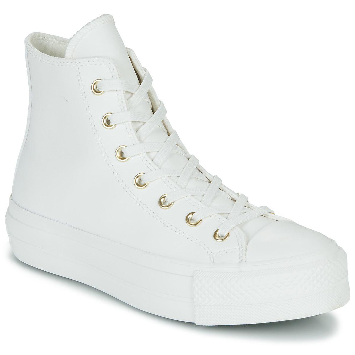 Sneakers alte Donna Converse  Chuck Taylor All Star Lift Mono White  Bianco