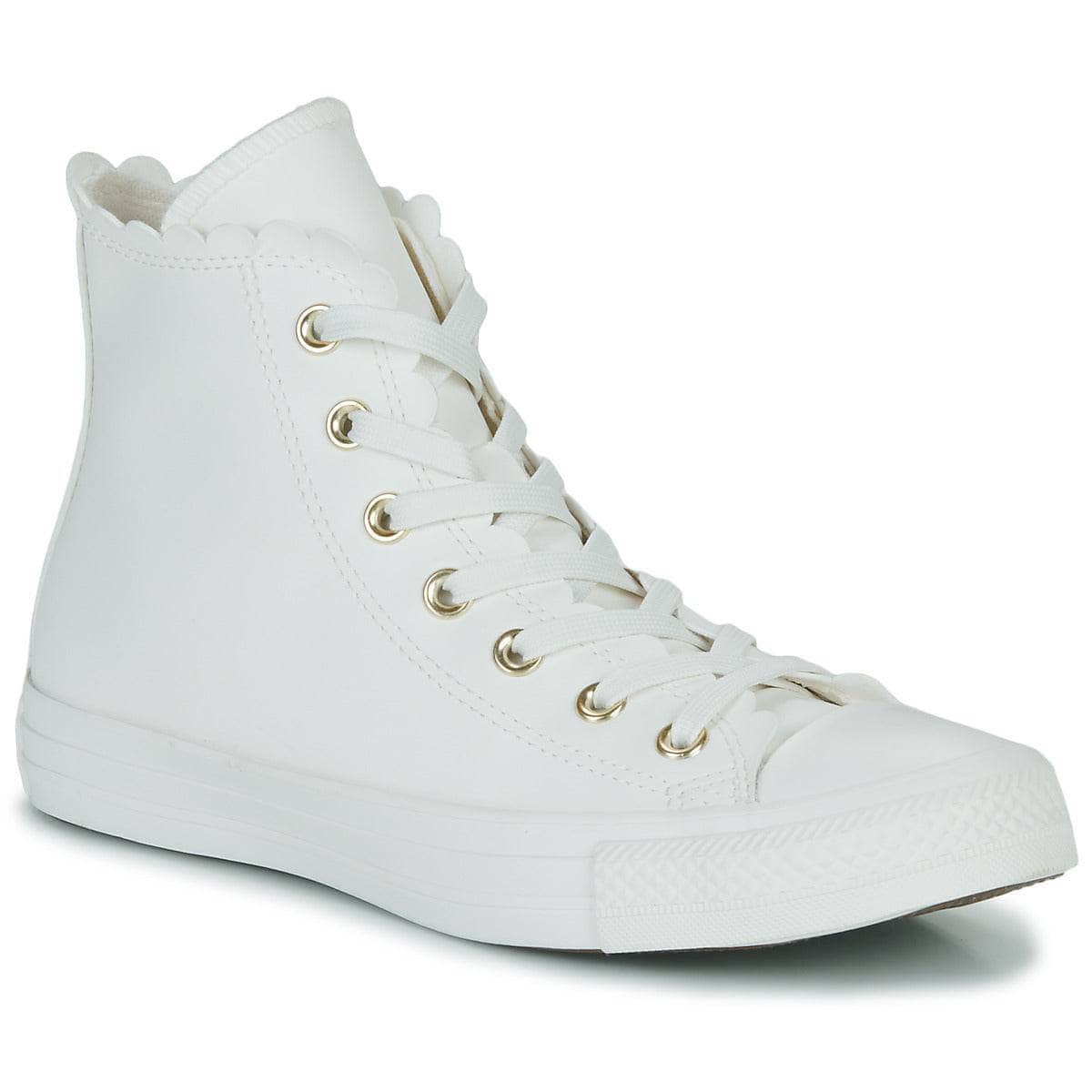 Sneakers alte Donna Converse Chuck Taylor All Star Mono White Bianco