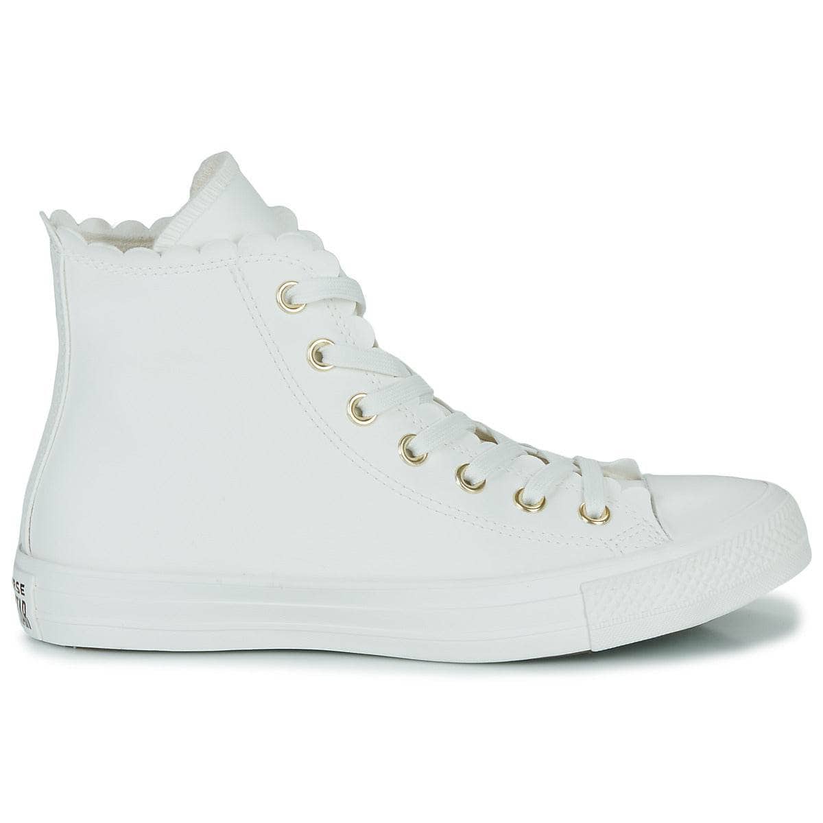 Sneakers alte Donna Converse Chuck Taylor All Star Mono White Bianco