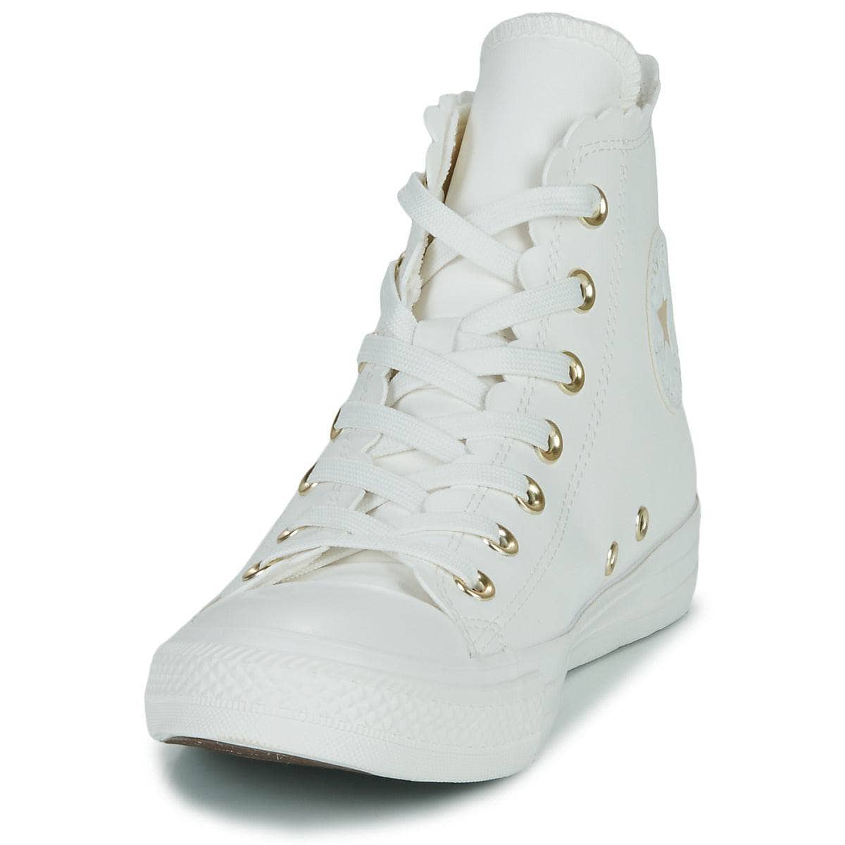 Sneakers alte Donna Converse Chuck Taylor All Star Mono White Bianco