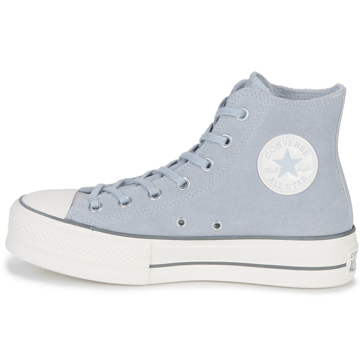 Sneakers alte Donna Converse  Chuck Taylor All Star Lift Cozy Utility Hi  Grigio