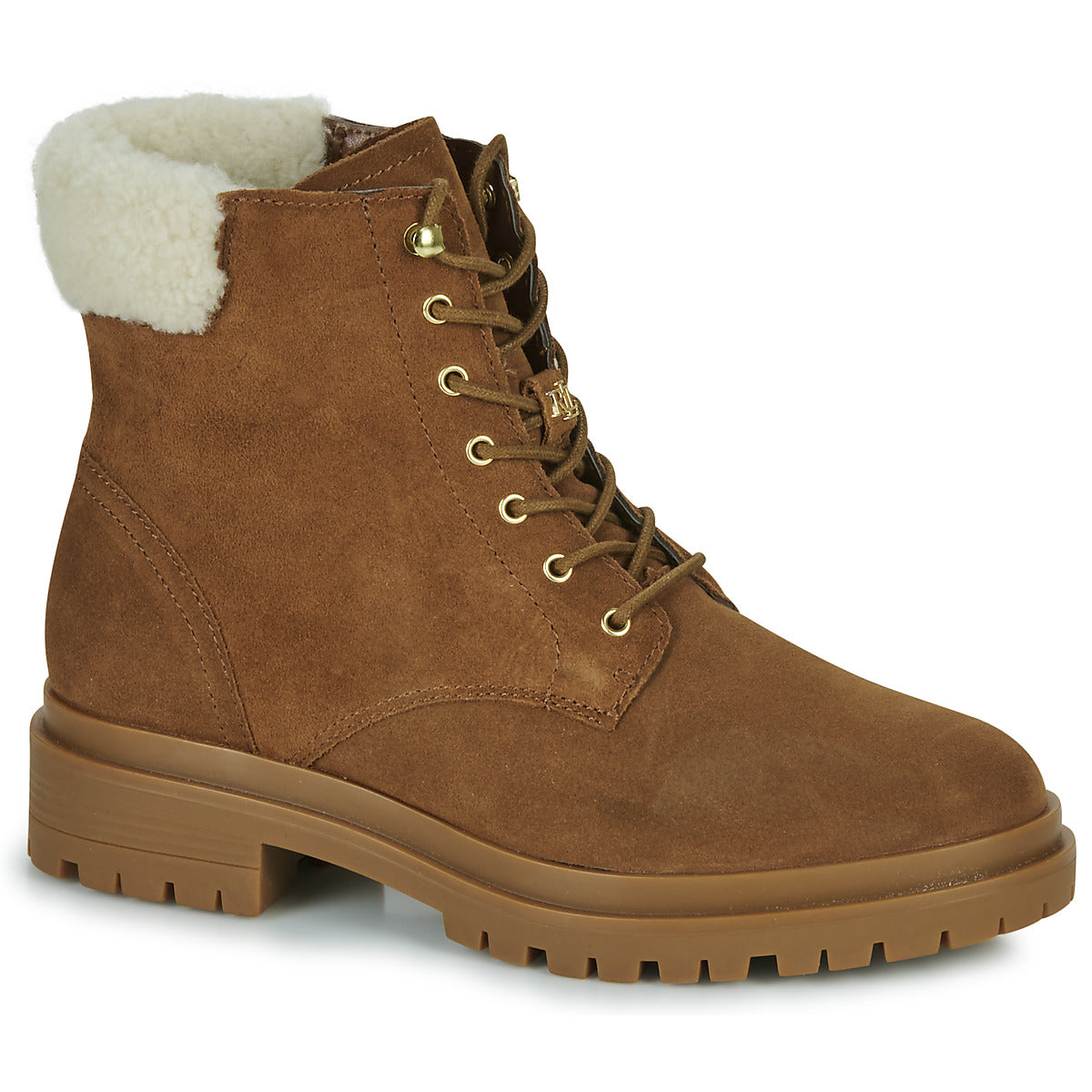 Stivaletti Donna Lauren Ralph Lauren CARLEE-BOOTS-BOOTIE Marrone