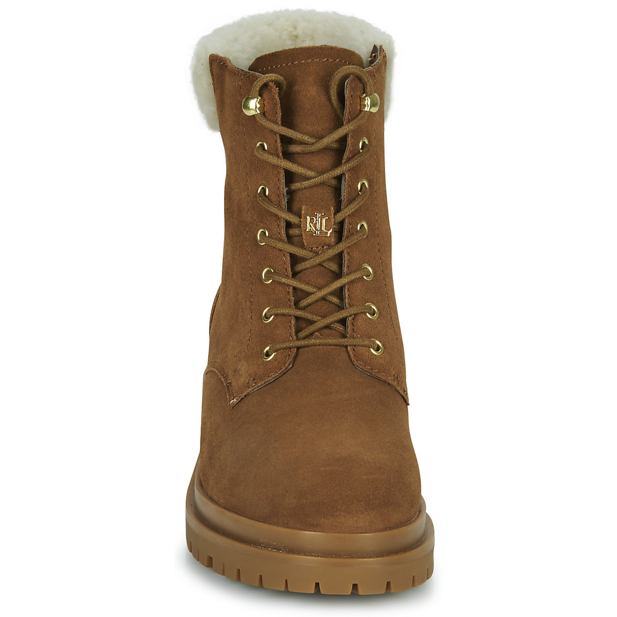 Stivaletti Donna Lauren Ralph Lauren CARLEE-BOOTS-BOOTIE Marrone