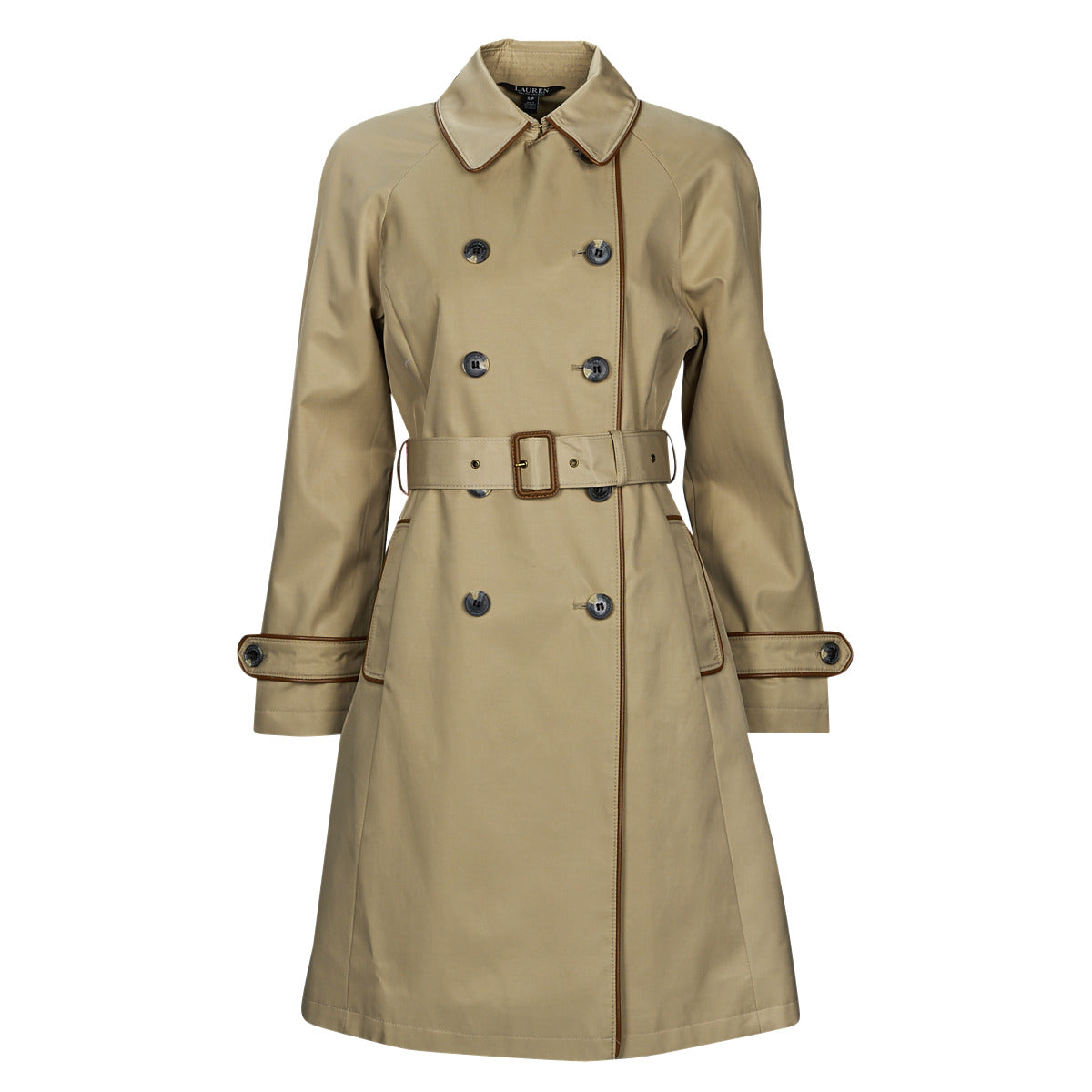 Trench Donna Lauren Ralph Lauren  LNG DB TNCH LINED COAT  Beige