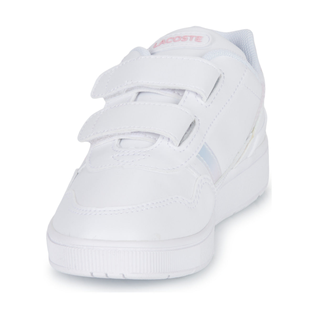 Scarpe bambini ragazza Lacoste T-CLIP Bianco