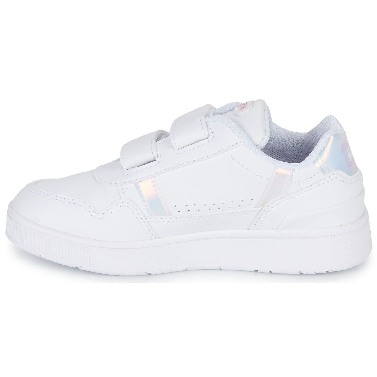Scarpe bambini ragazza Lacoste T-CLIP Bianco