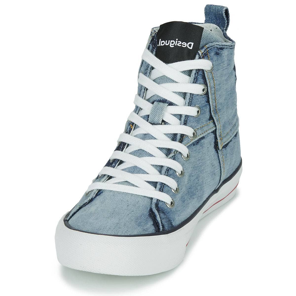 Sneakers alte Donna Desigual BETA TRAVEL PATCH Blu