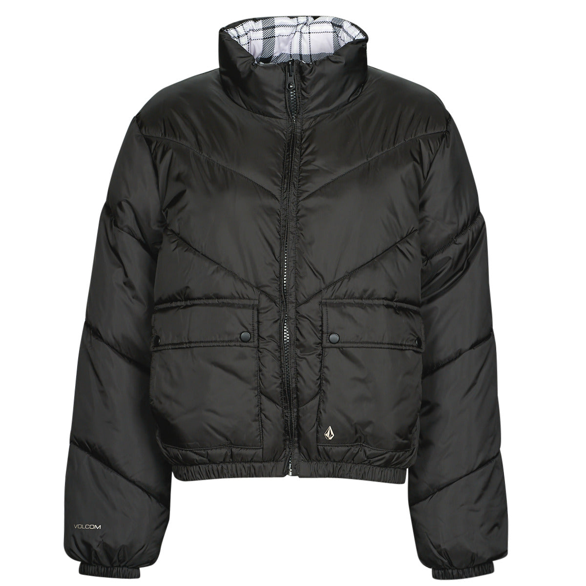 Piumino Donna Volcom DOWN’N PUFF JACKET Nero
