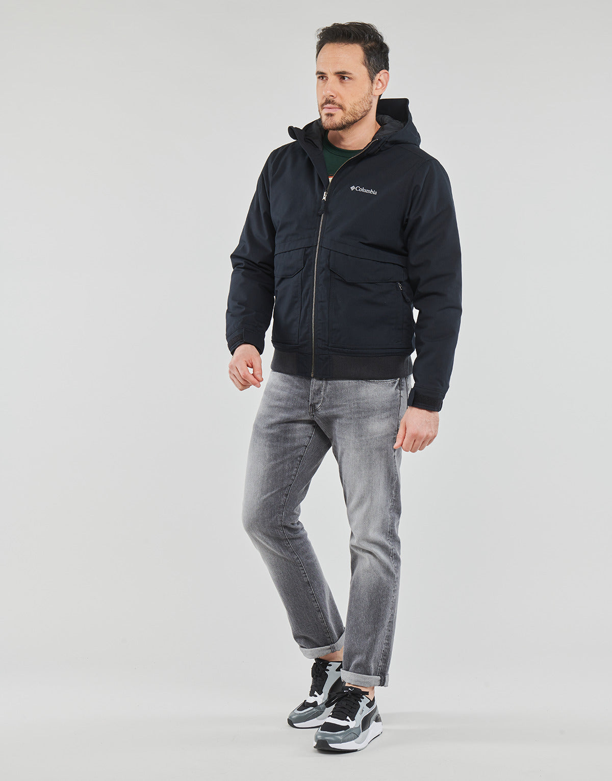 Piumino Uomo Columbia Loma Vista II Hooded Jacket Nero