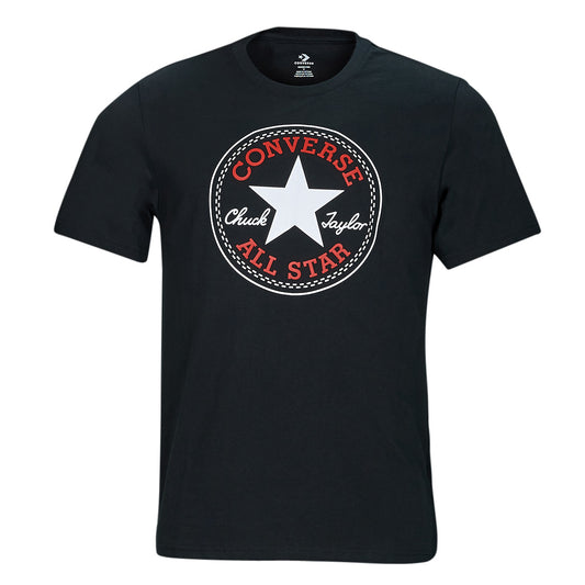 T-shirt Donna Converse  GO-TO CHUCK TAYLOR CLASSIC PATCH TEE  Nero