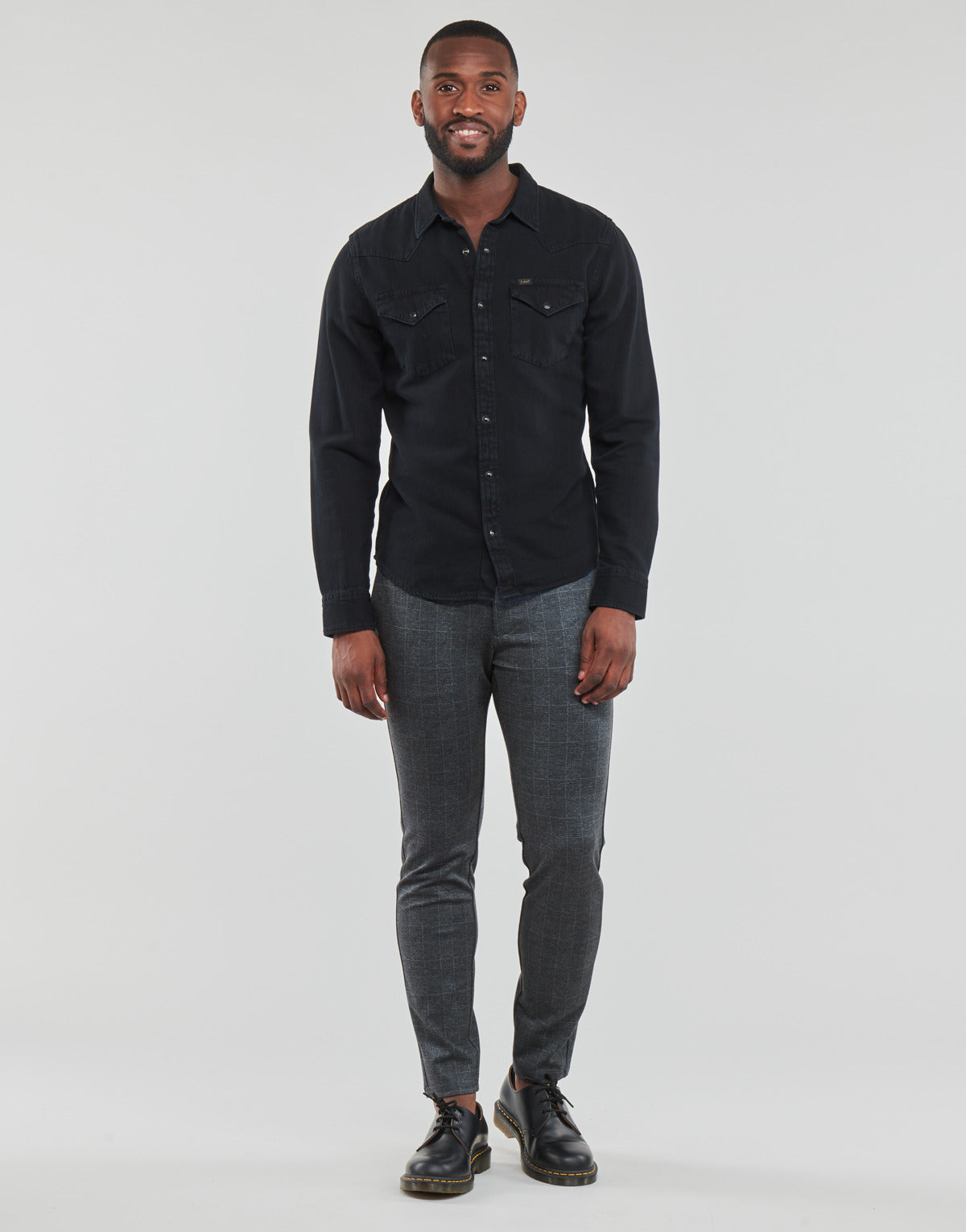 Pantalone Chino Uomo Only & Sons ONSMARK CHECK PANTS HY GW 9887 Marine