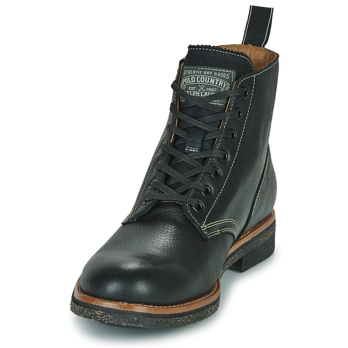 Stivaletti Uomo Polo Ralph Lauren RL ARMY BT-BOOTS-TALL BOOT Nero