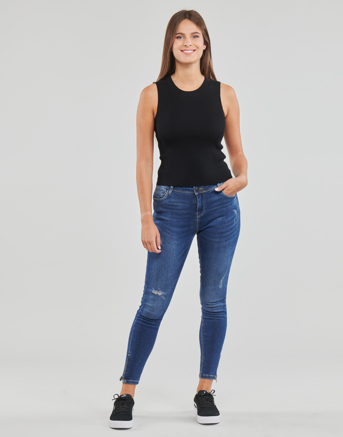 Jeans skynny Donna Noisy May NMKIMMY AZ157MB Blu