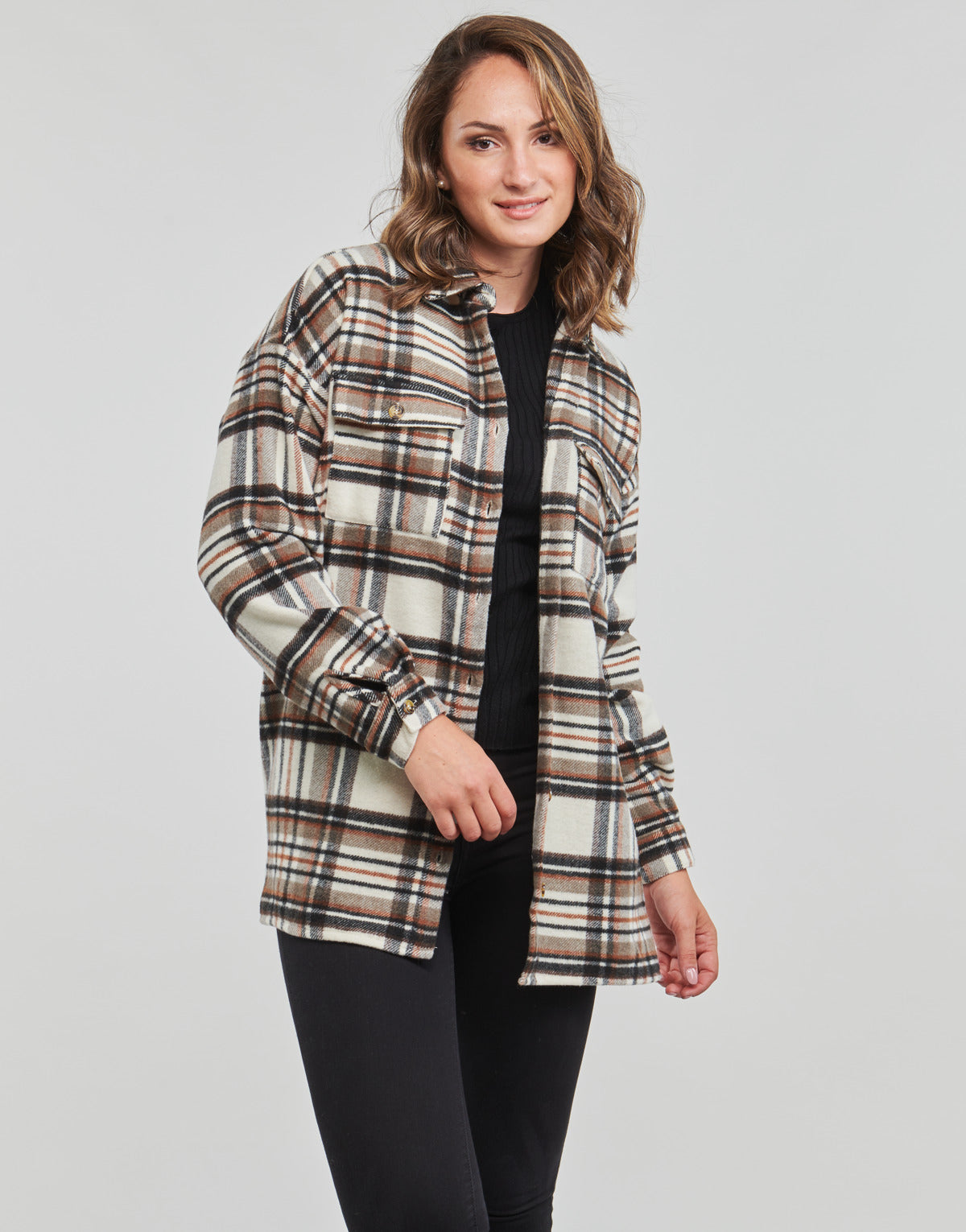 Giacca Donna Noisy May NMFLANNY Marrone