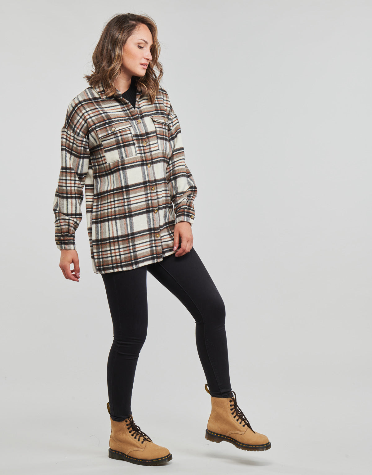 Giacca Donna Noisy May NMFLANNY Marrone