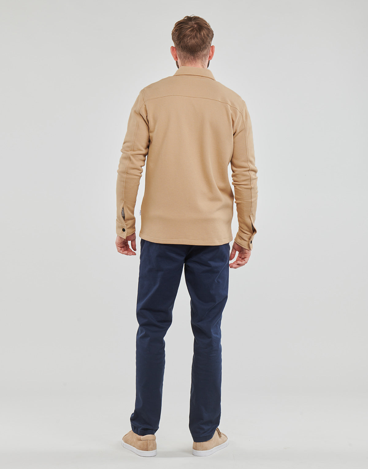 Giubbotto Uomo Selected SLHJACKIE SWEAT JACKET Beige