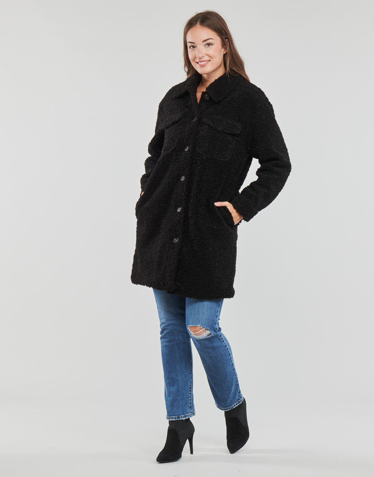 Mantella Donna Vero Moda VMKYLIEFILUCCA Nero