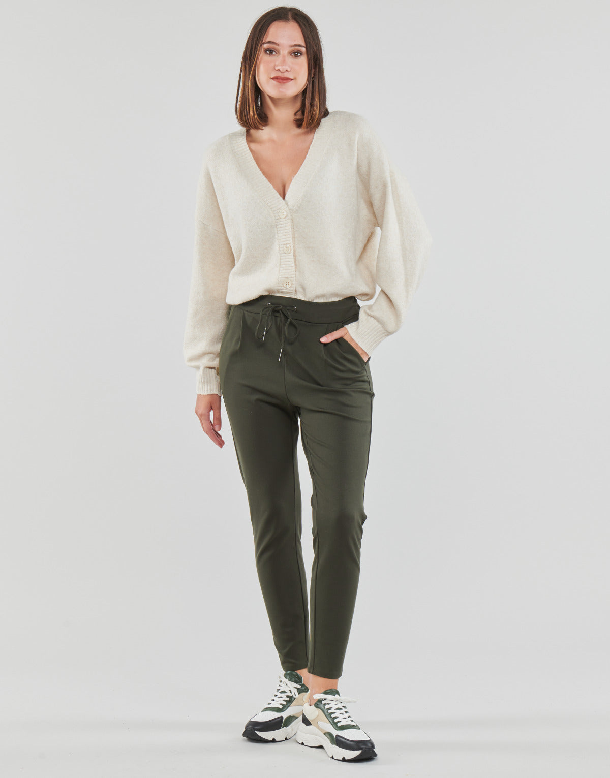 Pantaloni da completo Donna Vero Moda VMEVA Verde