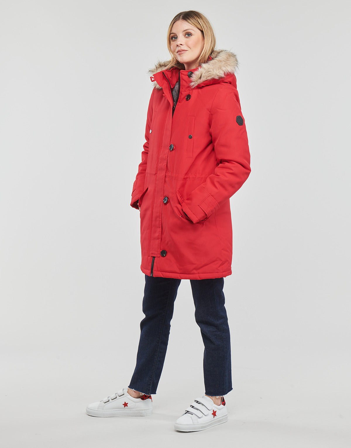Parka Donna Vero Moda VMSTORM Rosso