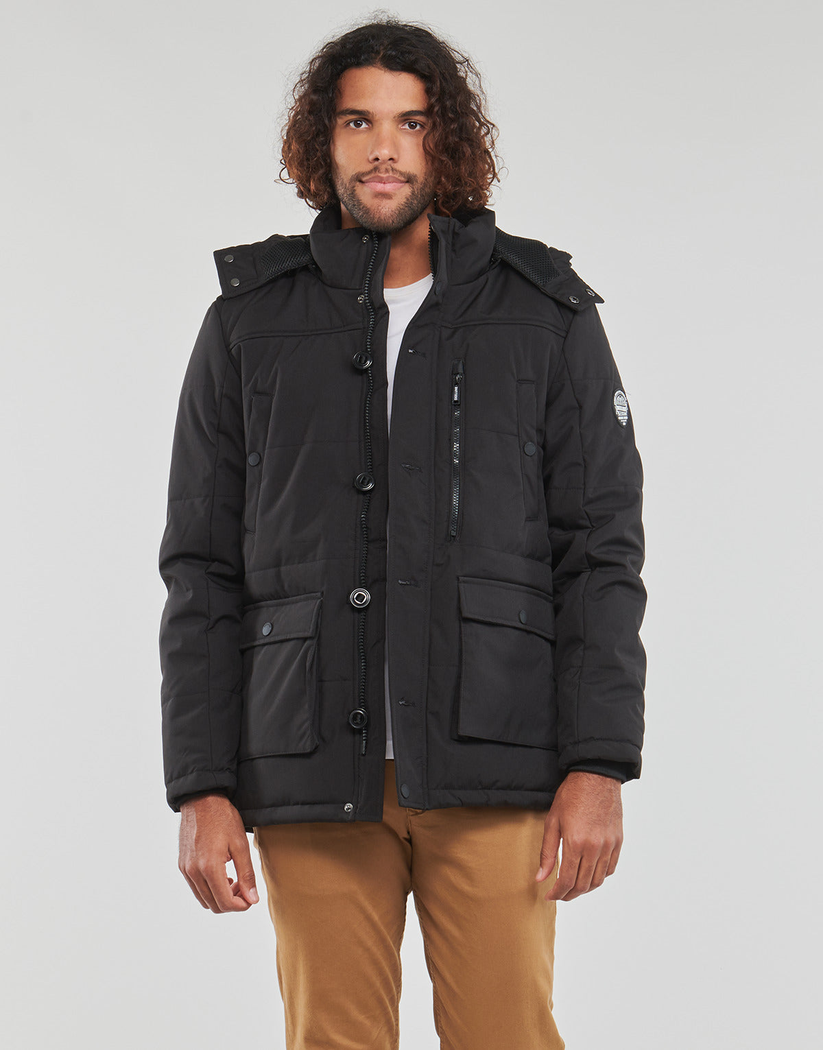 Parka Uomo Deeluxe TRADSON Nero