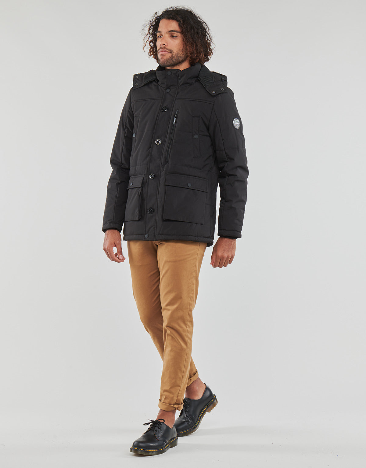 Parka Uomo Deeluxe TRADSON Nero