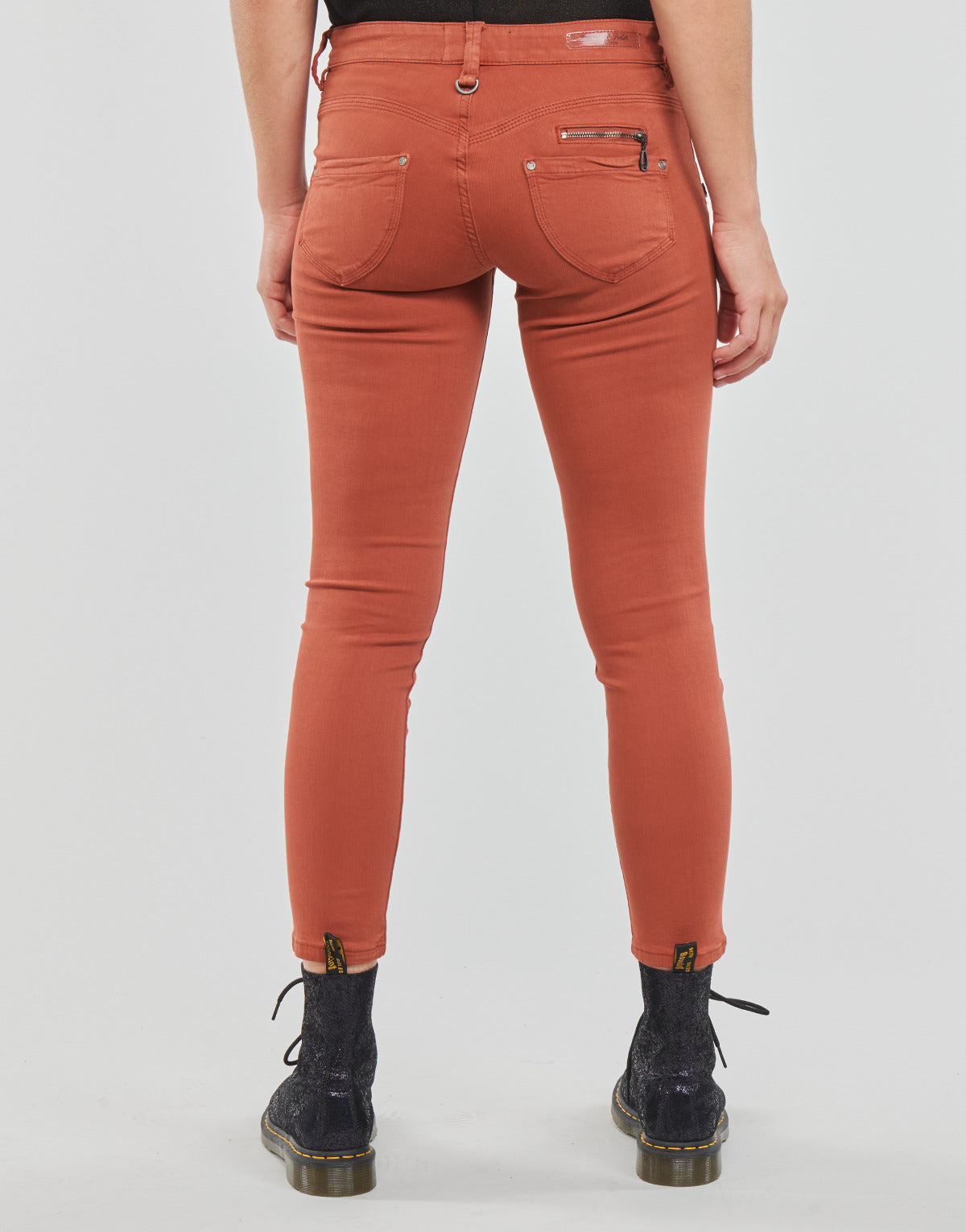 Jeans Slim Donna Freeman T.Porter ALEXA CROPPED S-SDM Rosso