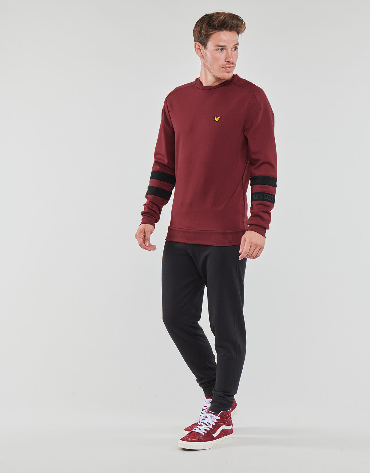 Felpa Uomo Lyle & Scott ML1781SP Rosso