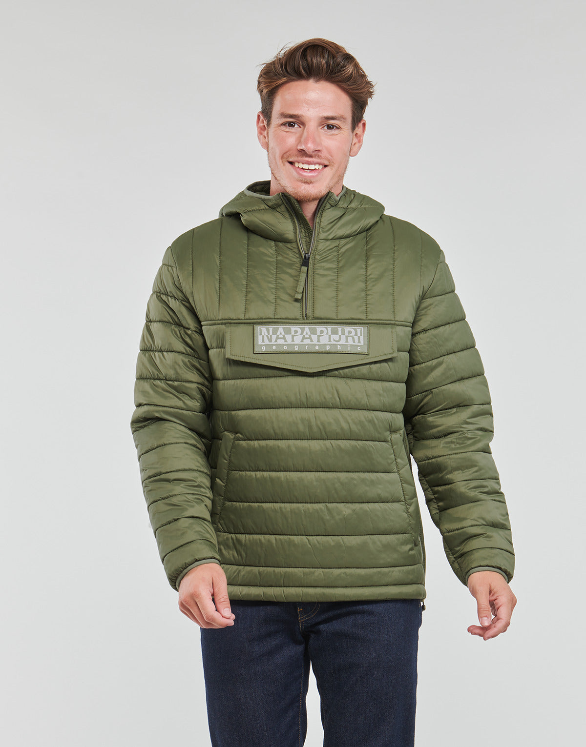 Piumino Uomo Napapijri MORGEX Kaki