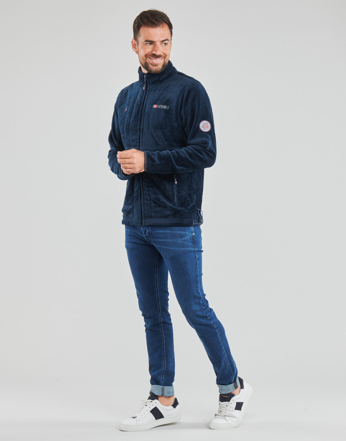 Felpa Uomo Geographical Norway UPLOAD Marine