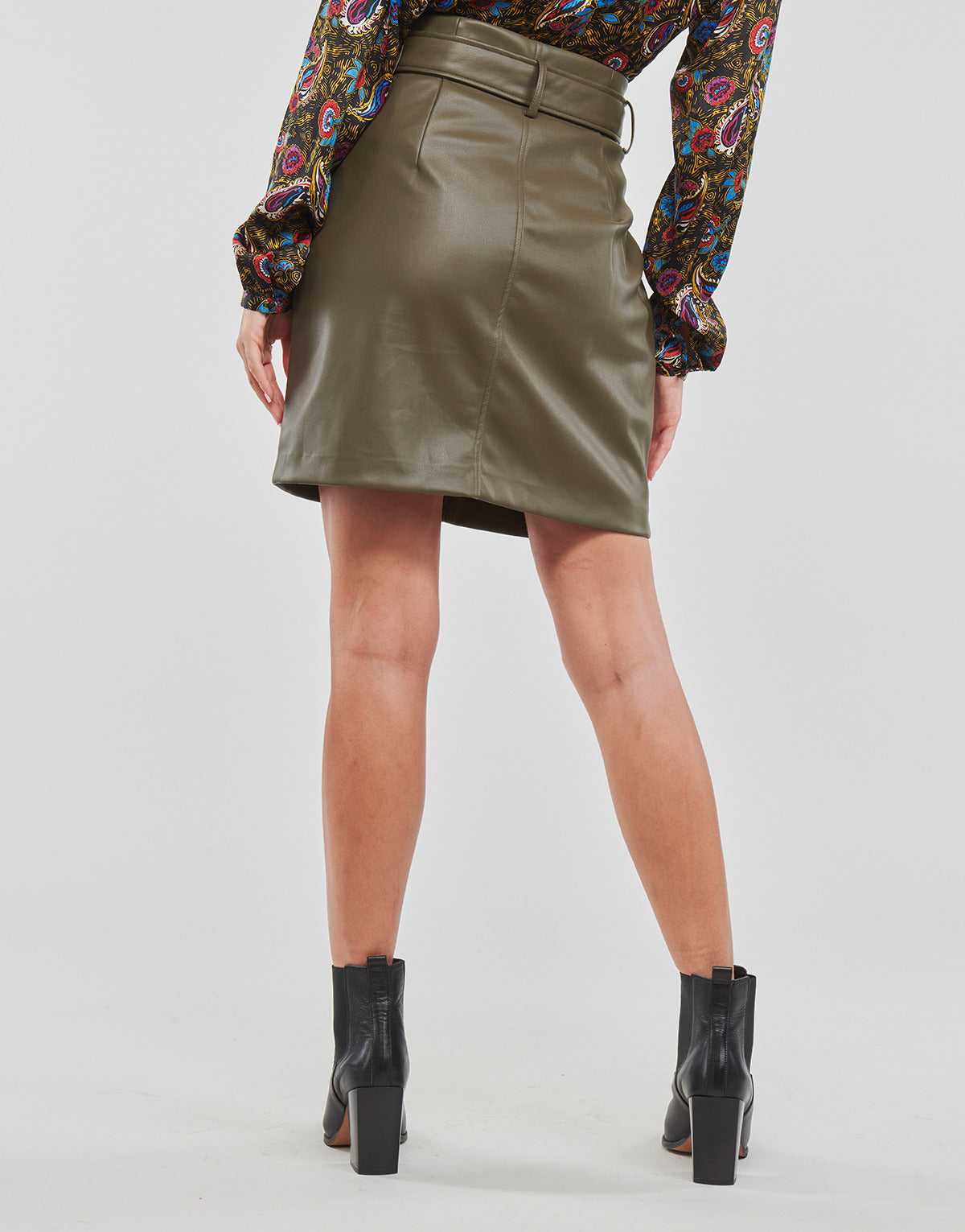Gonna Donna Vila VICHOOSY HW COATED SKIRT Marrone