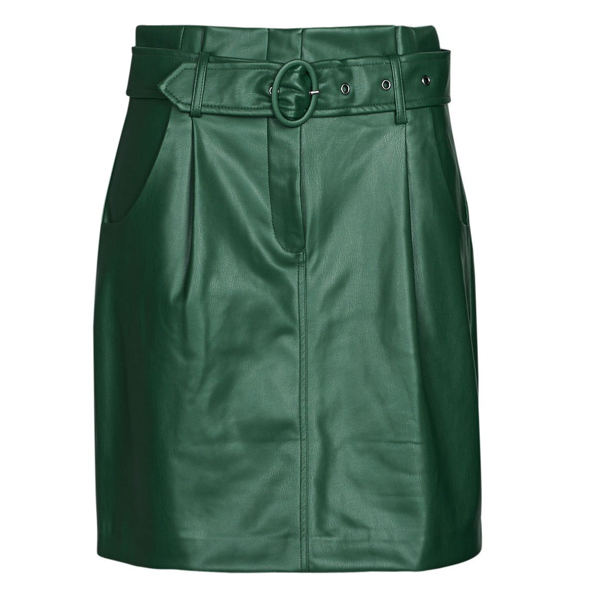 Gonna Donna Vila VICHOOSY HW COATED SKIRT Verde