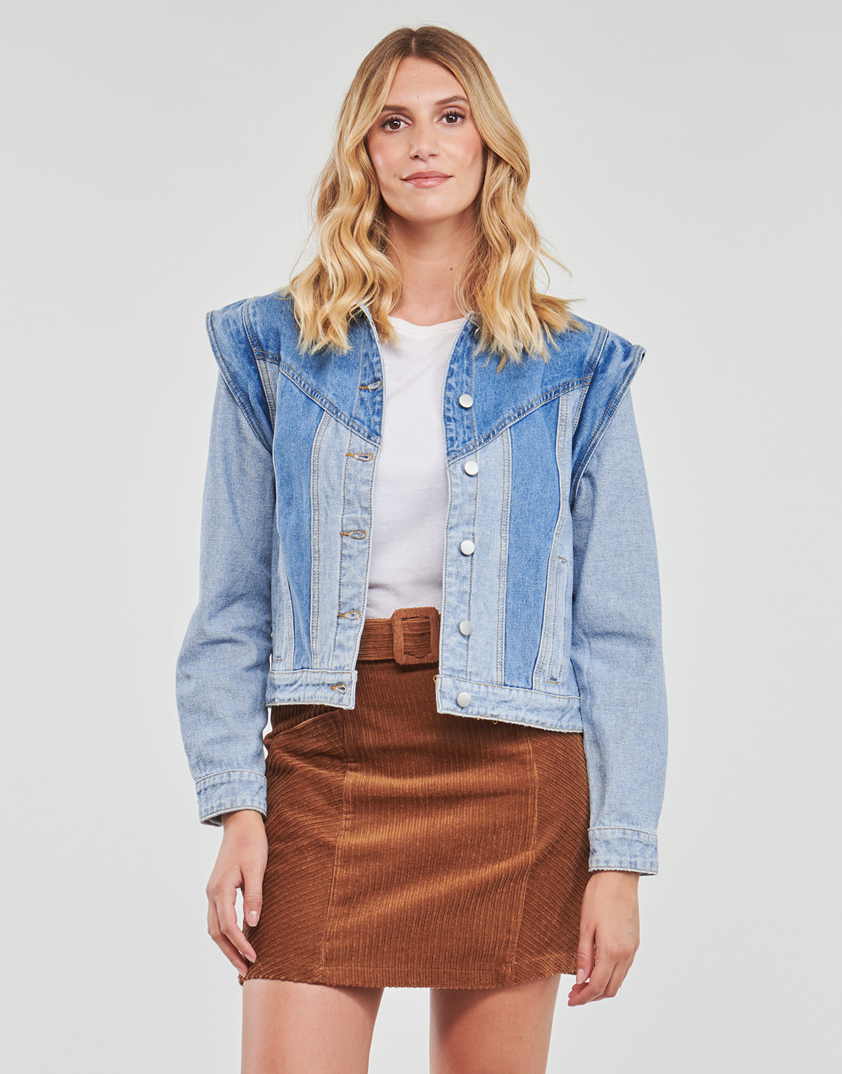 Giacca in jeans Donna Vila VIMALUSA L/S 2IN1 DENIM Blu