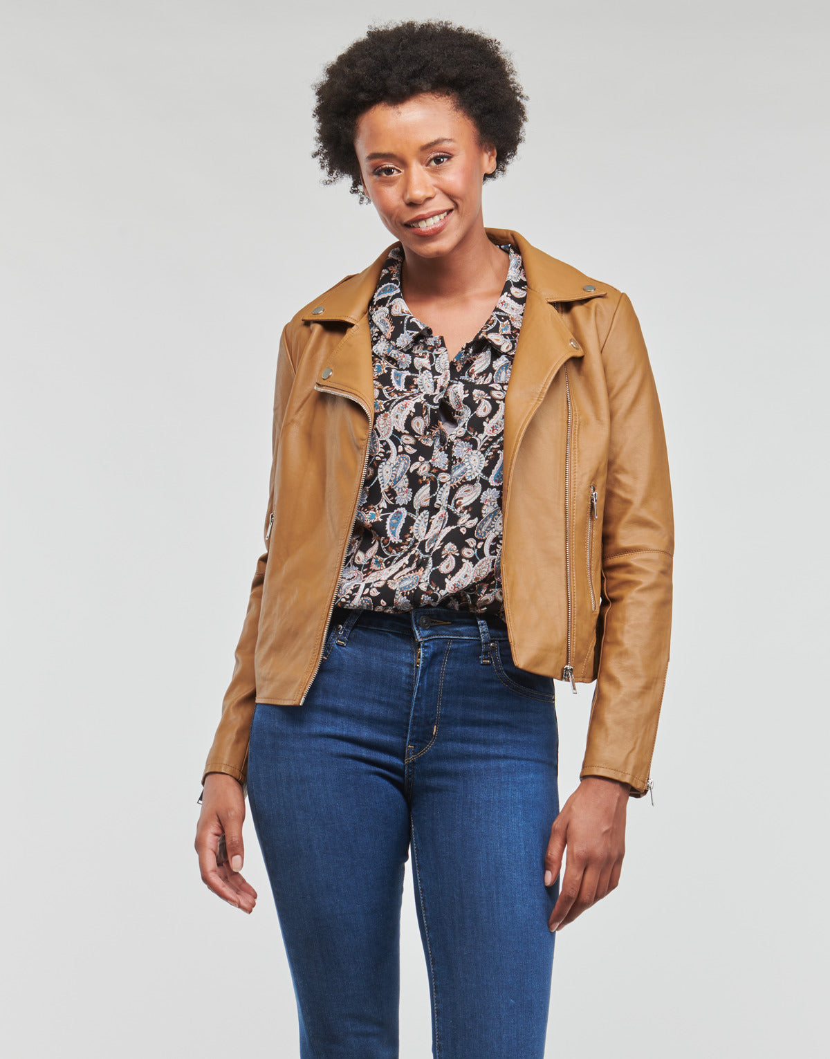 Giacca in pelle Donna Vila VICARA COATED JACKET Marrone