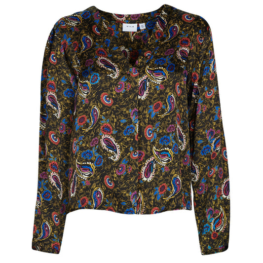 Camicia Donna Vila VISURINA V-NECK L/S TOP/ Multicolore