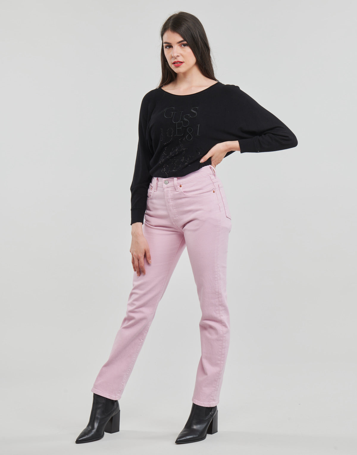 Maglione Donna Guess CAROLE Nero