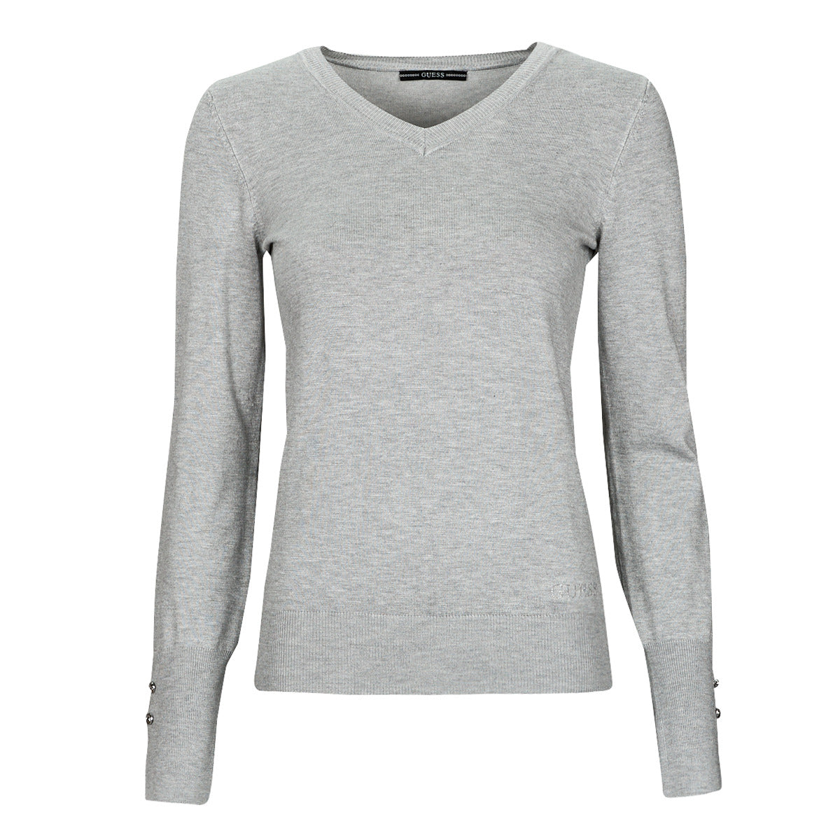 Maglione Donna Guess GENA VN LS SWTR Grigio