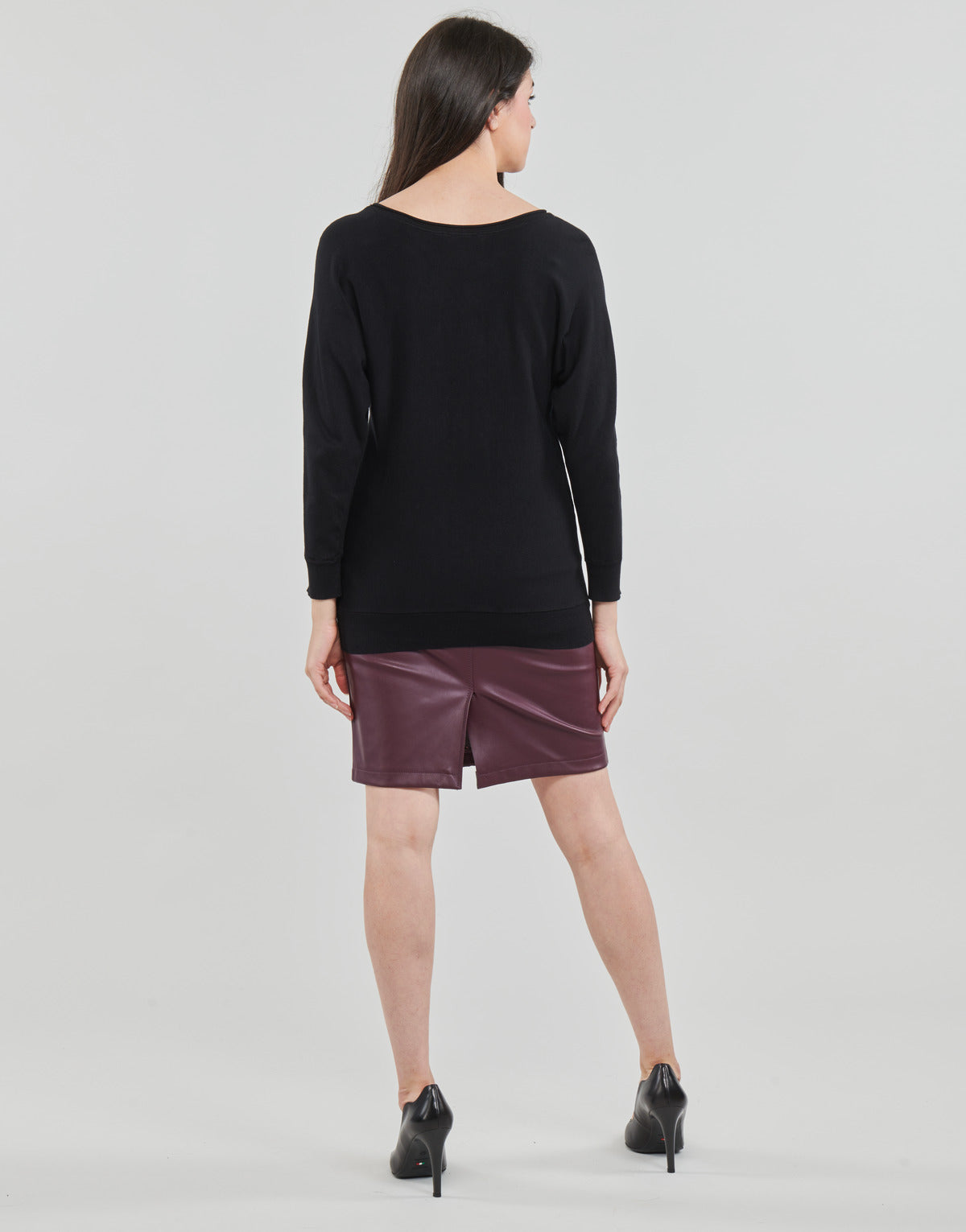 Maglione Donna Guess ADELE BAT SLEEVE Nero