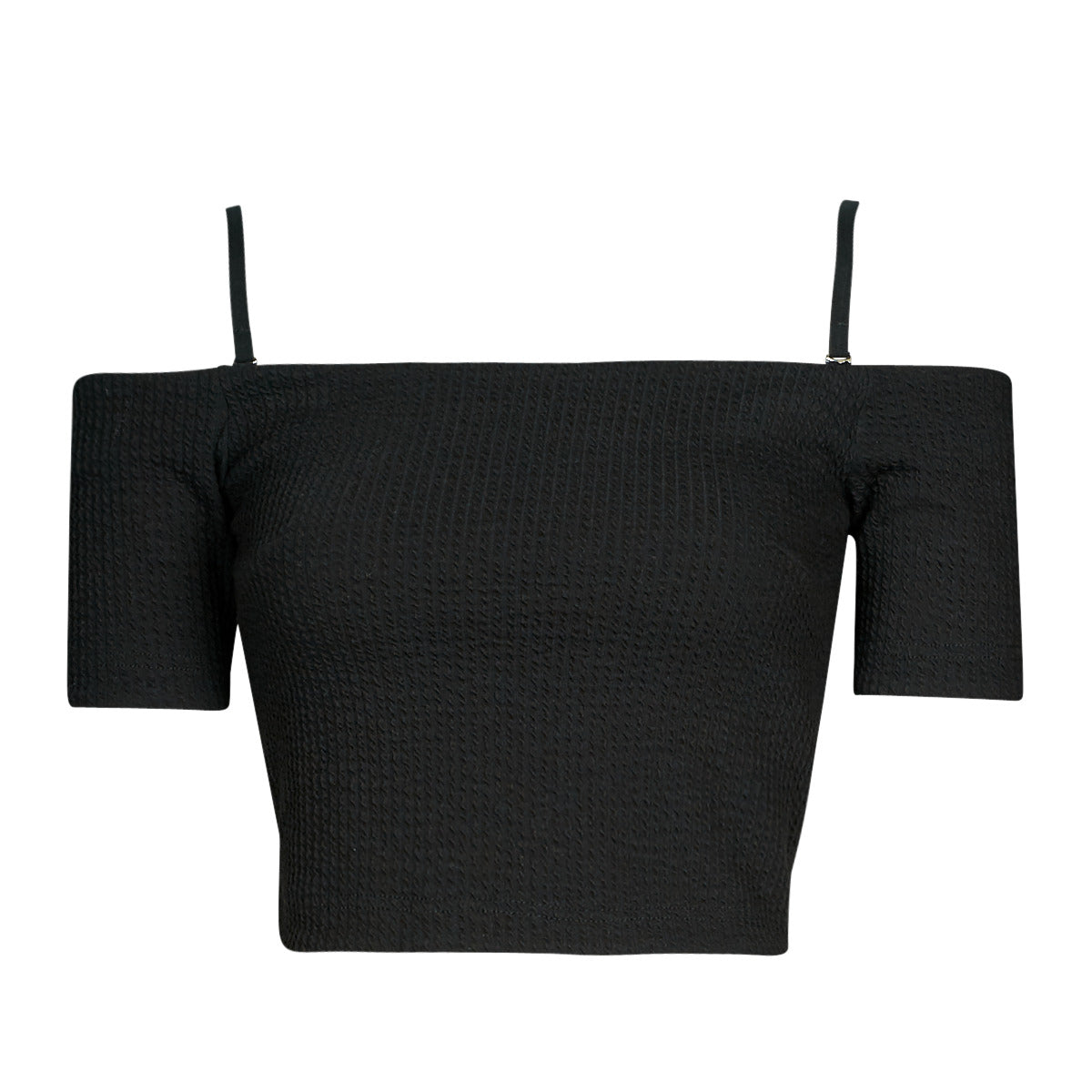 Camicetta Donna Guess SS FRANCE TOP Nero