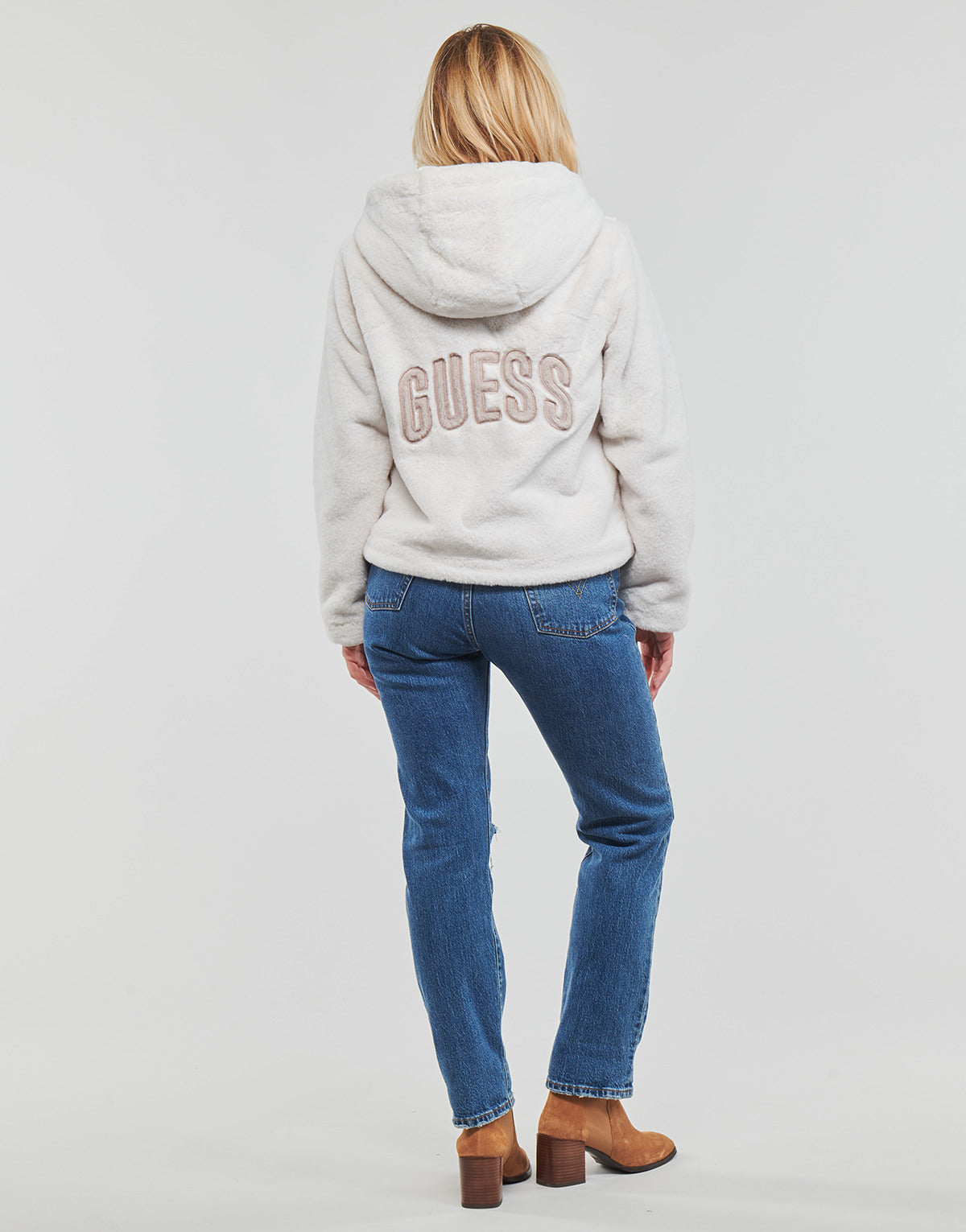 Giubbotto Donna Guess THEOLINE JACKET Beige