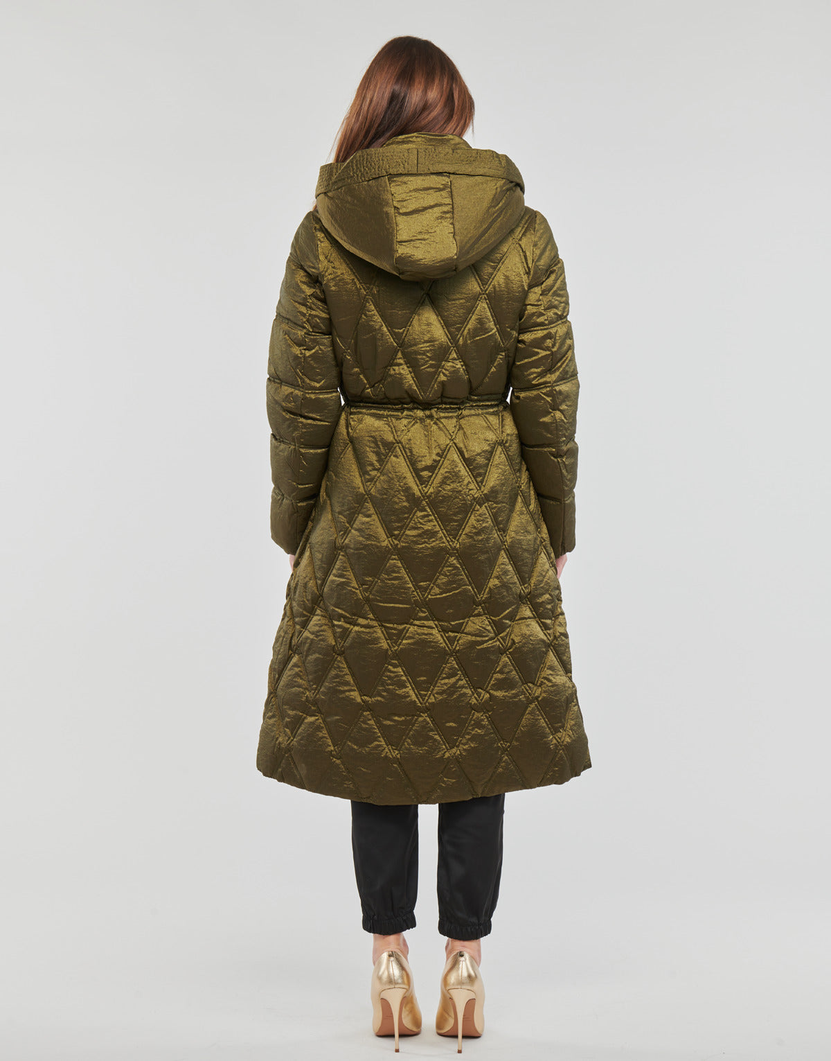 Piumino Donna Guess LUCILLE JACKET Kaki