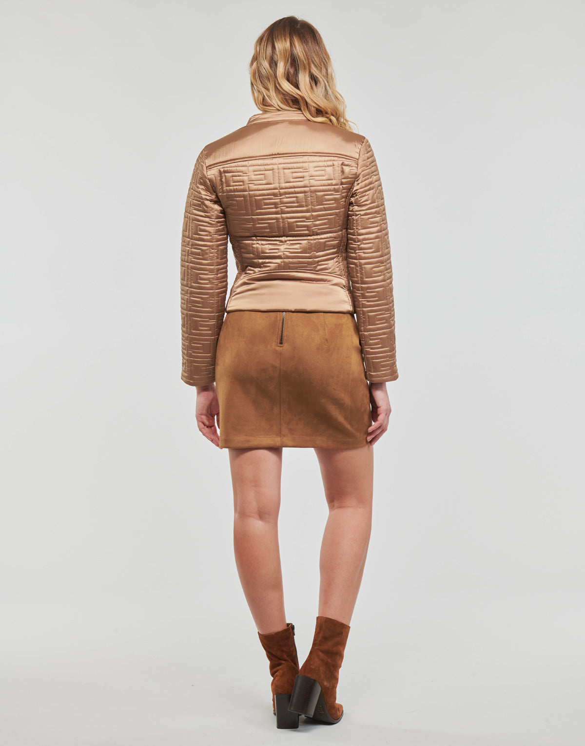 Piumino Donna Guess MARINE JACKET Beige