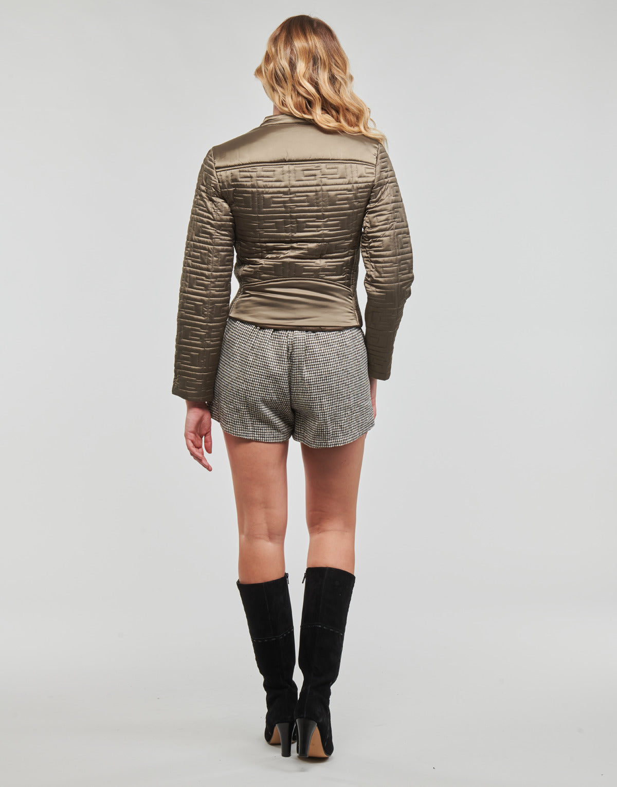 Piumino Donna Guess MARINE JACKET Kaki