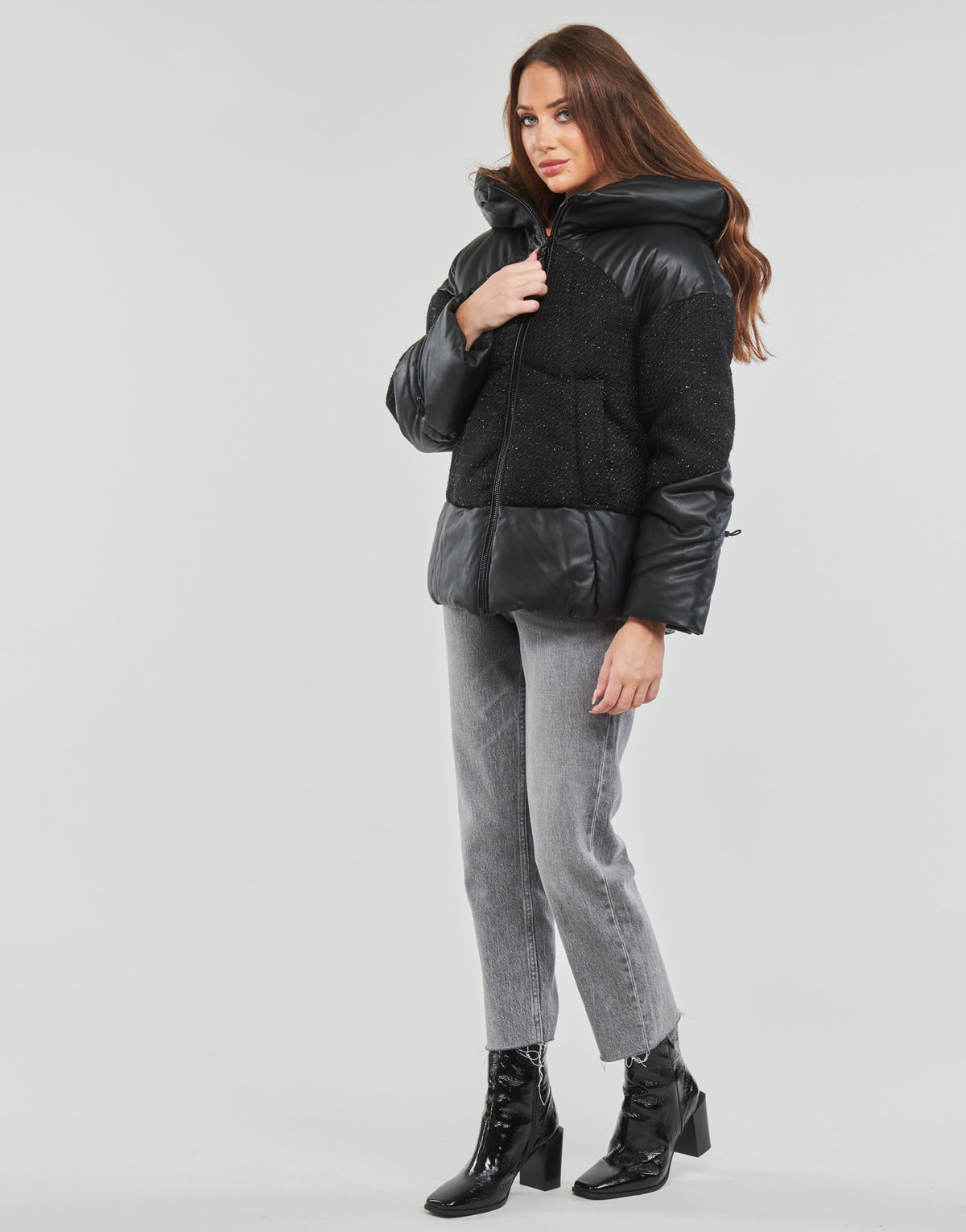 Piumino Donna Guess LEA JACKET Nero