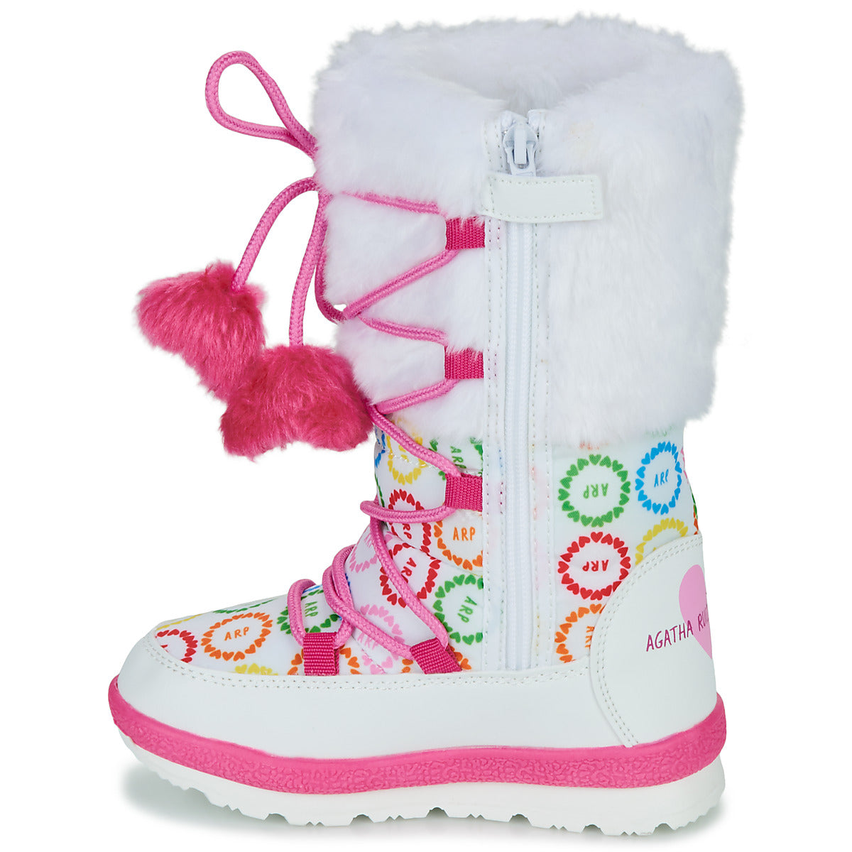 Scarpe da neve bambini ragazza Agatha Ruiz de la Prada APRES SKI Bianco