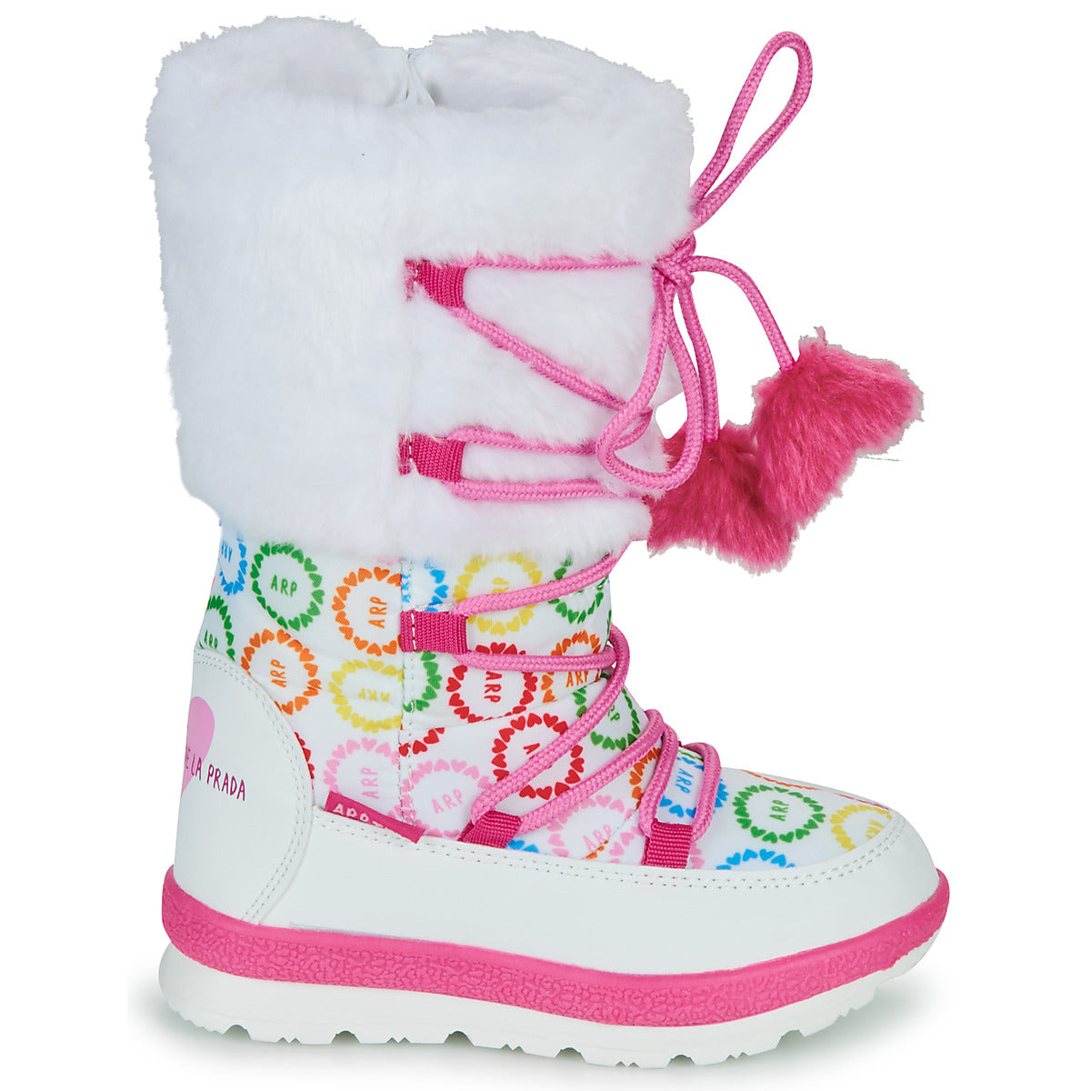 Scarpe da neve bambini ragazza Agatha Ruiz de la Prada APRES SKI Bianco