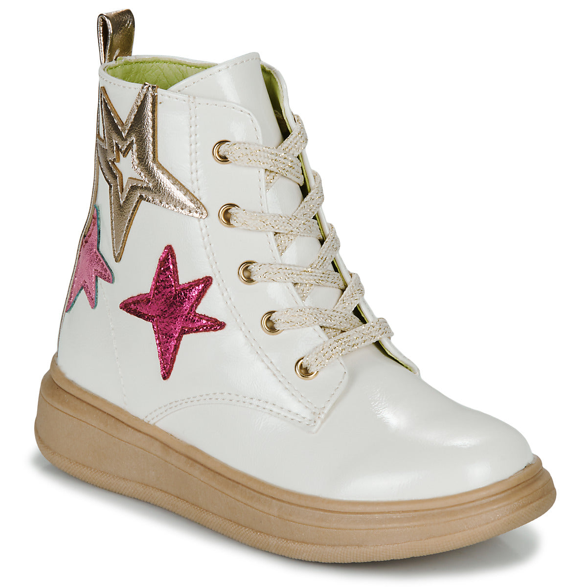 Stivaletti bambini ragazza Agatha Ruiz de la Prada BANG Bianco