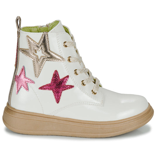 Stivaletti bambini ragazza Agatha Ruiz de la Prada BANG Bianco