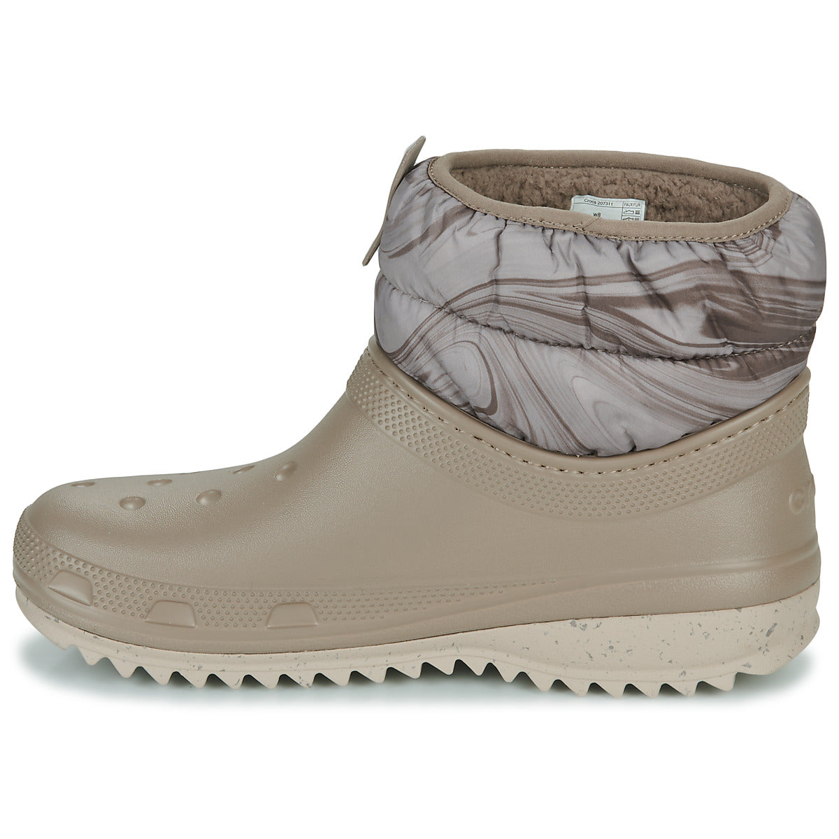 Scarpe da neve Donna Crocs  CLASSIC NEO PUFF SHORTY BOOT W  Beige