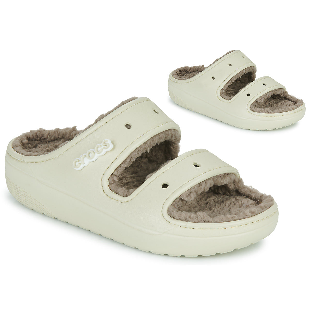 Scarpe Donna Crocs CLASSIC COZZZY SANDAL Beige